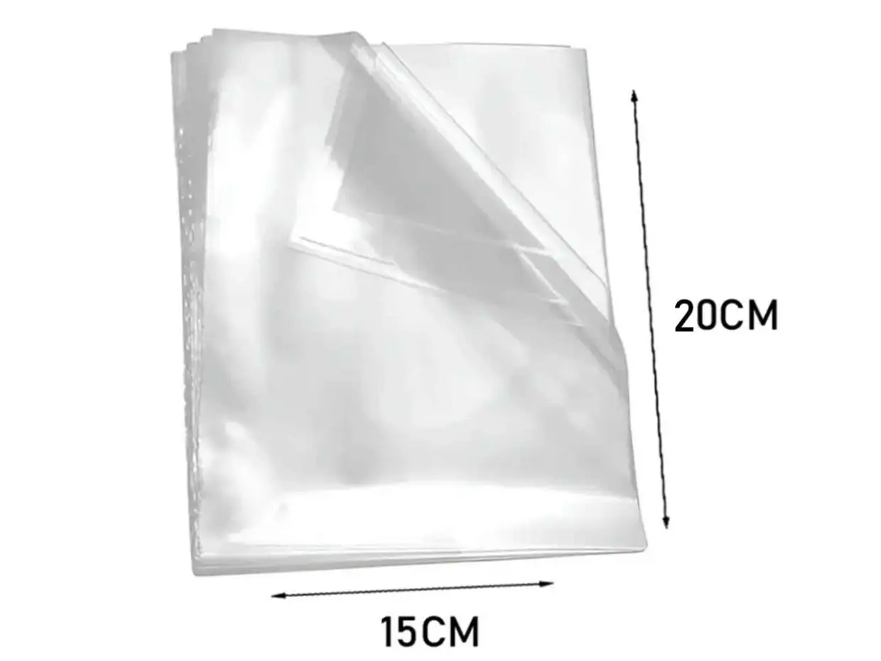 SACO 15 X 20 X 06 PEBD CRISTAL
