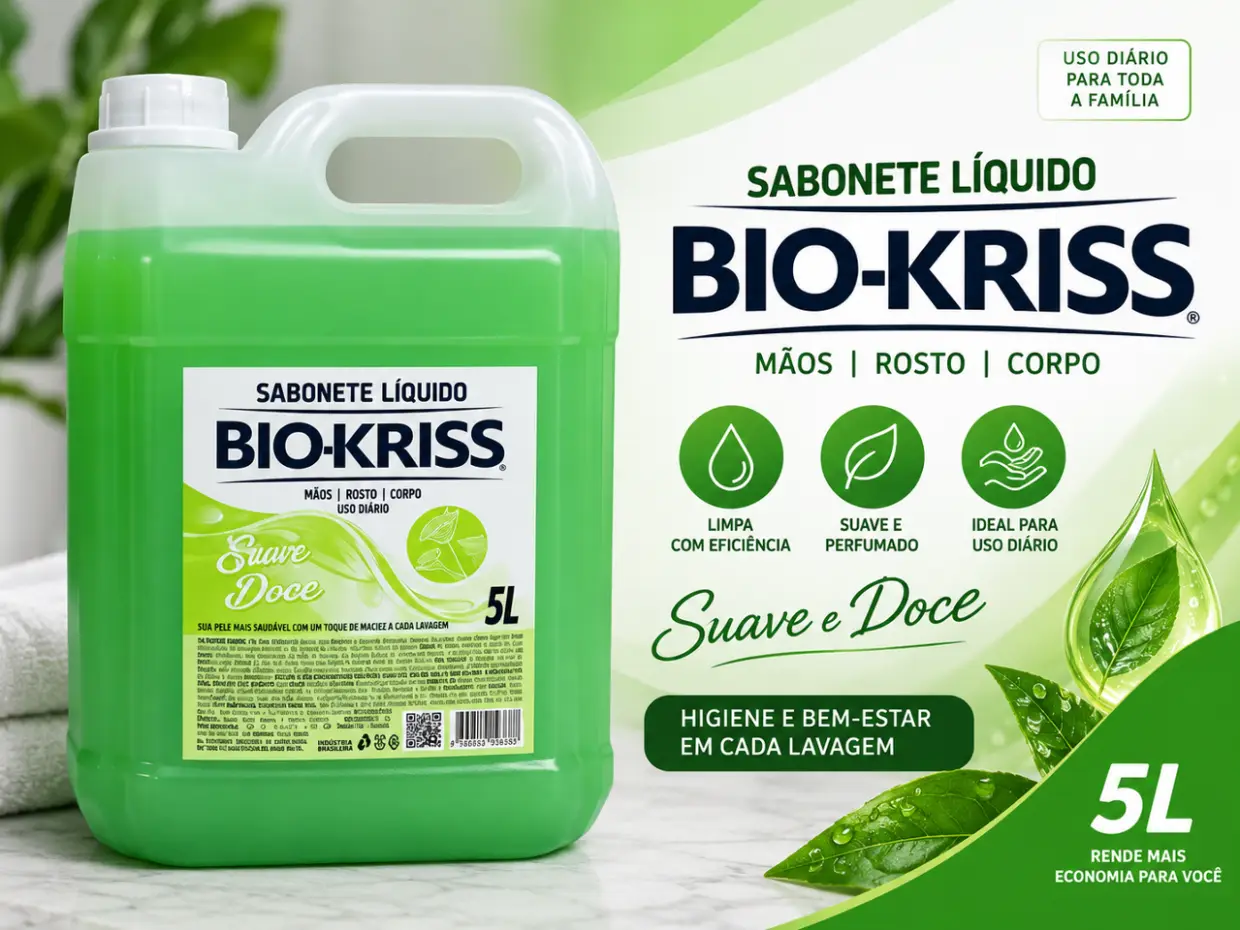 SABONETE 5L ERVA-DOCE BIOKRISS UNI