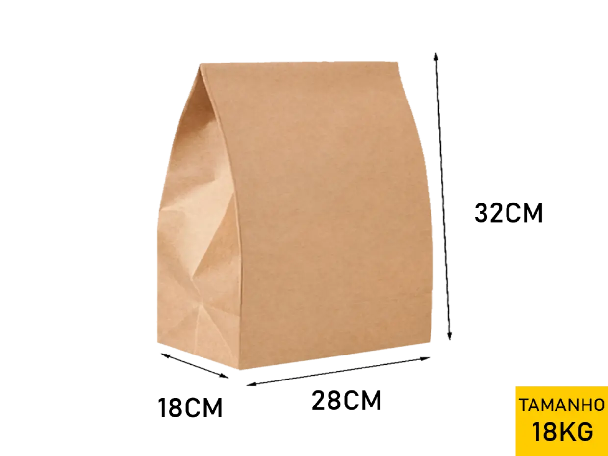 Saco SOS 80g 28x32x18cm - PARDO ( 18 Kg )