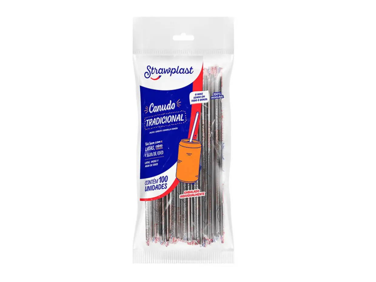 CANUDO PRETO SACHE PLAST C/100 5MMX21CM