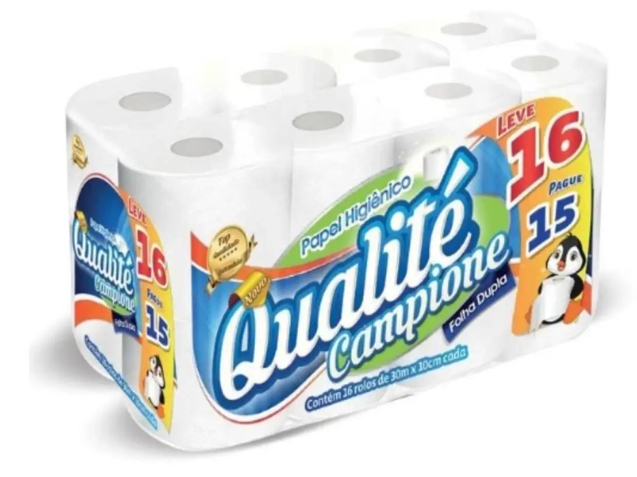 PAPEL HIGIENICO QUALITE FD 4X16 LV16 PG15 30M