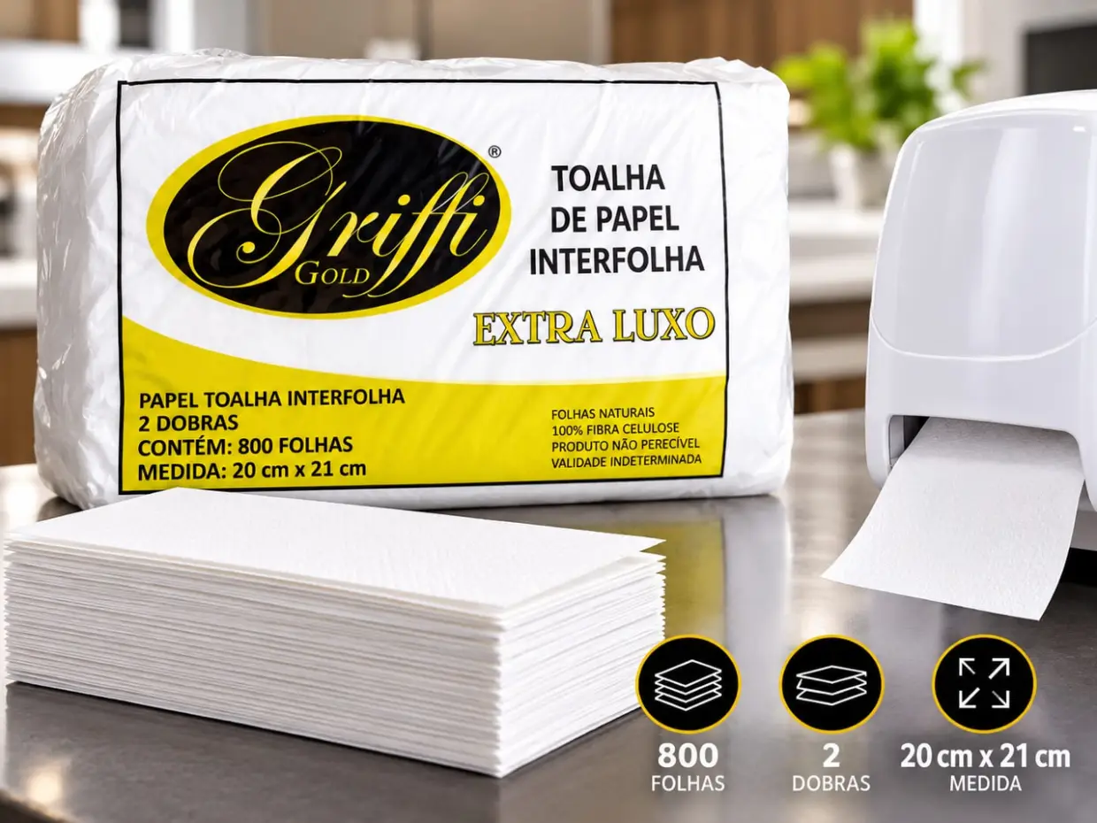 TOALHA PAPEL INTERFOLHA EXTRA LUXO 20X21 C/800 PCT